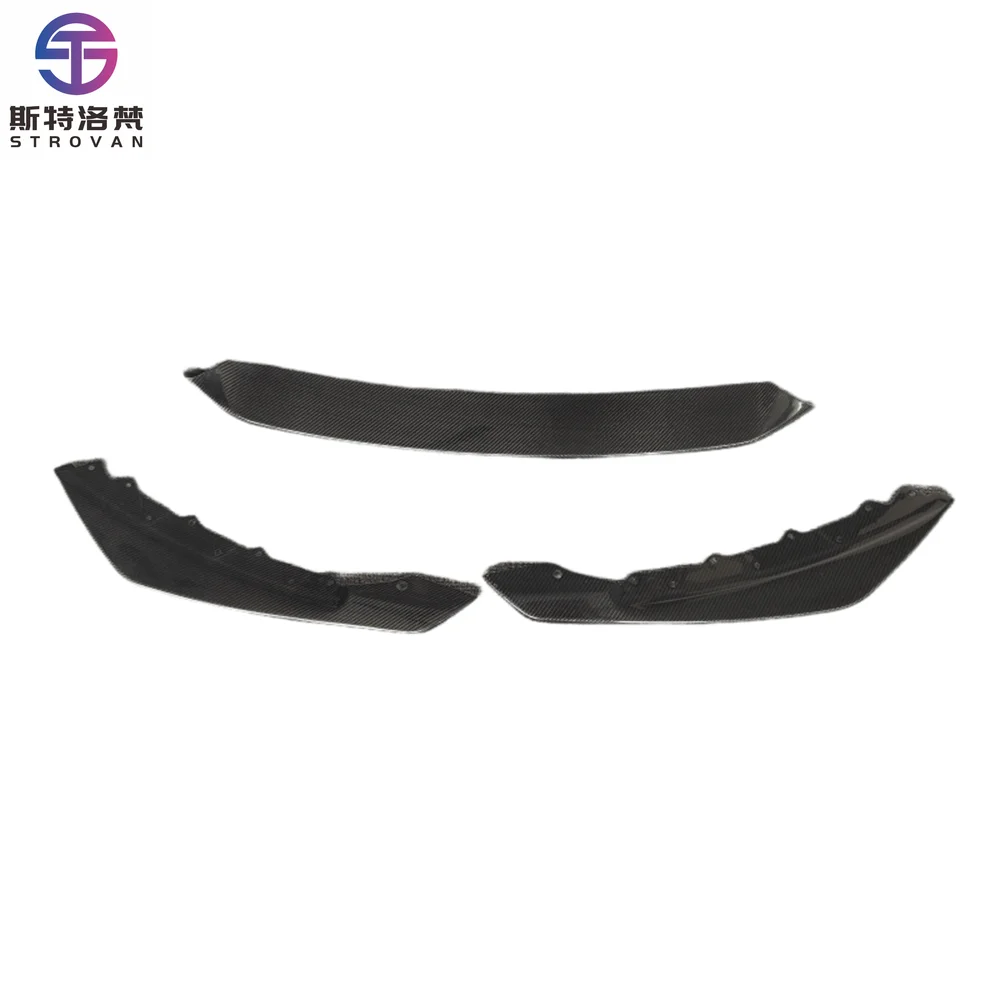 

STLF SVR Style Carbon Fiber Three-Piece Front Bumper Lip Body Kit for Jaguars F-Type SVR 2013-2019 Model