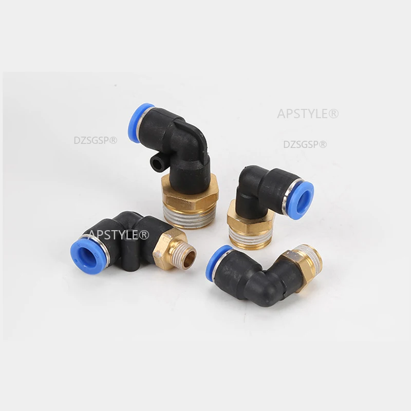 Air Pneumatic Pipe Connector 10mm 8mm 6mm 12mm OD Hose Tube 1/8