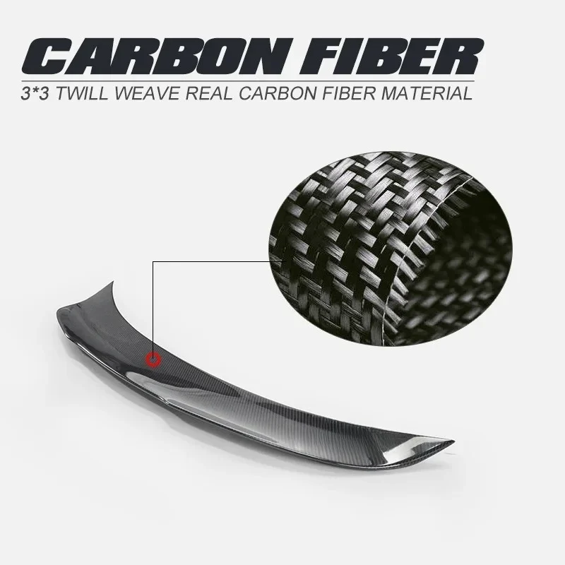 Suitable for Genesis G70 Carbon Fiber Ducktail EPA1 Style Spoiler Fixed Wing Modification
