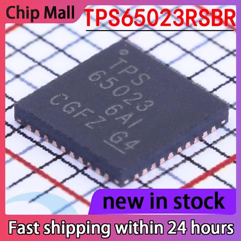 10PCS Brand New TPS65023RSBR Packaged QFN-40 Battery Management Chip