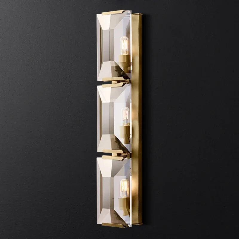 

LED Wall Sconces Lighting Bedroom Living Room Crystal Wall Lamp AC90-260V Bedside Decor Wall Light Fixture