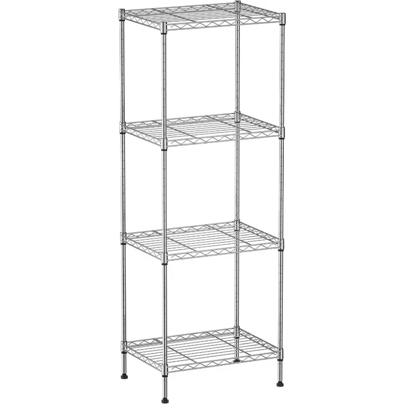 

Land Guard Storage Racks and Shelves Heavy Duty Steel Material Food Storage Racks Wire Shelves for Warehouses, Closets, Kitchens