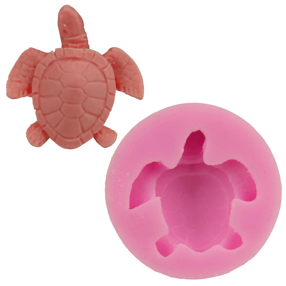 Turtle Durable Practical Portable High Temperature Resistance Home Furnishing Lovely Security Non-toxic Silicone Kitchen Cake