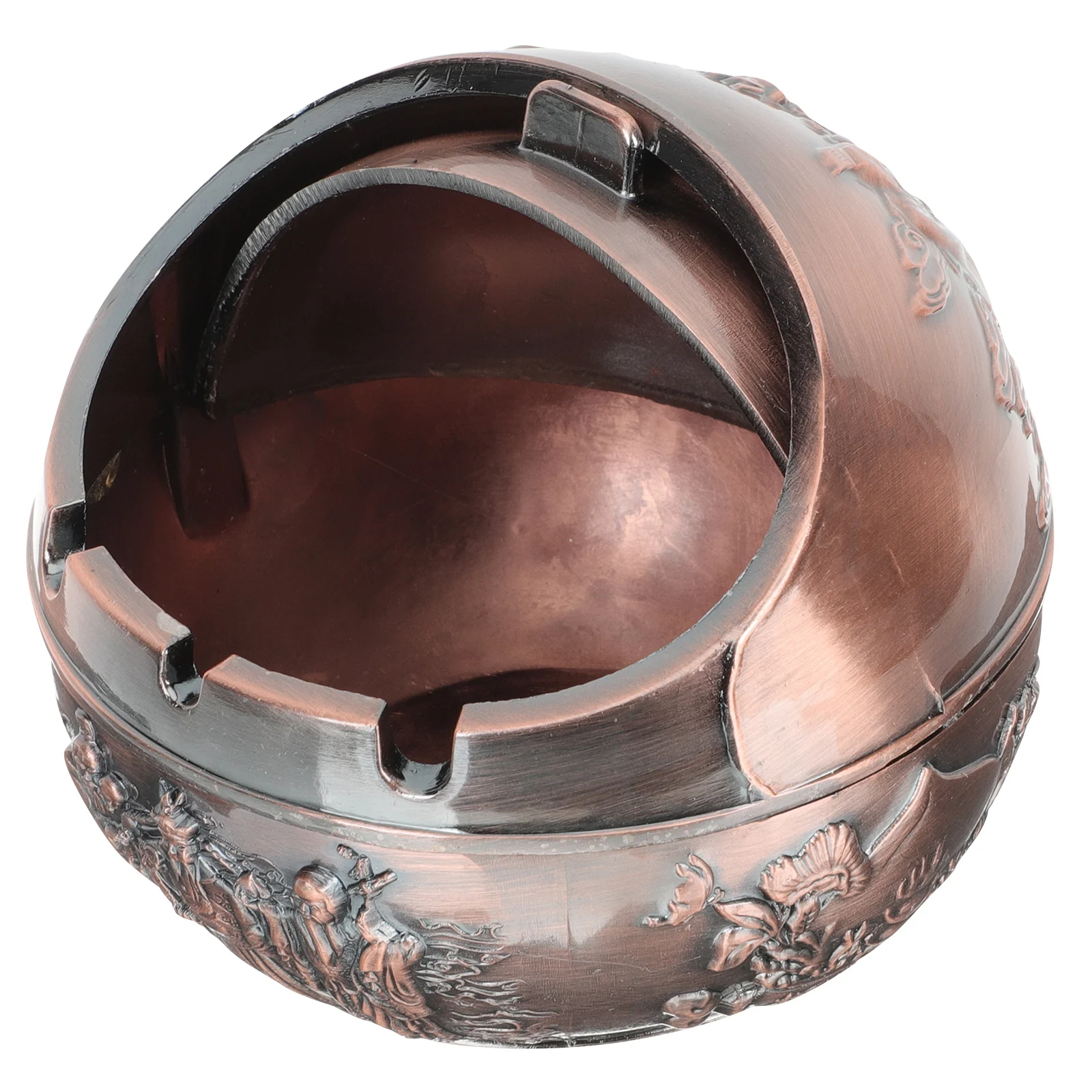 

Metal Ashtray Modern Style Supplies Alloy Smooth Surface Easy Clean Home Office Non Deform Long Lasting Small Size