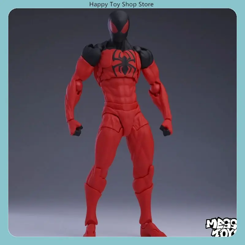 

​​15cm Scarlet Spider Kaine Parke Anime Character Black Red Suit Articulated PVC Action Figure Statue Desktop Decoration Gift​