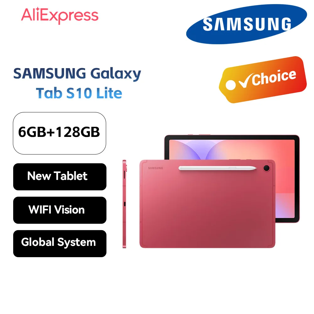 Samsung Galaxy Tab S10 Lite タブレット ペンとケース付き 6GB RAM 128GB 10.9インチ Android Exypos 1380 Wi-Fi