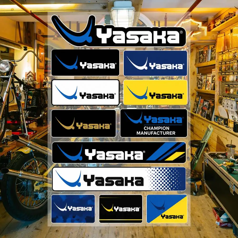 Y-aS-aka Waterproof Vinyl Stickers for Car Motorcycle Bike Skateboard Laptop Bottle Phone