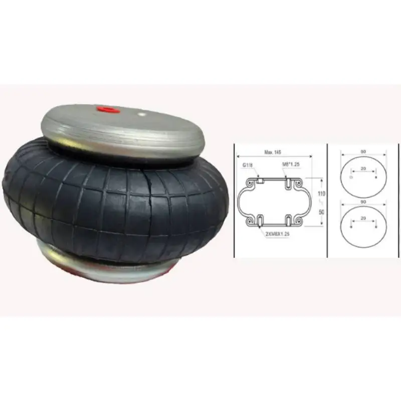 Universal Air Suspension Kits 1B40-6 Air Suspension Parts FS40-6 1B5001 Air Spring Industrial Equipment Shock Absorption