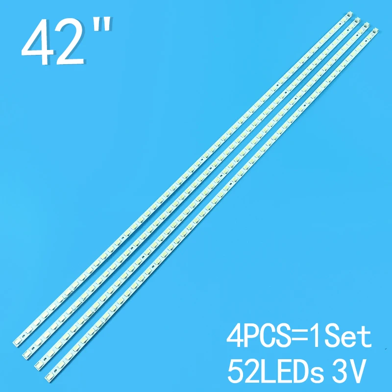 Rétro-éclairage pour TV 42 ", T420HW07V0, 42T09-04B, 42t09-05B, Louisiane 420A04 _ REV1.0 _ 52 _ 100121, 42LE45HO ZA, 42LE5300-ZA, 42T09007-05B, Nouveau, Lot de 4 pièces