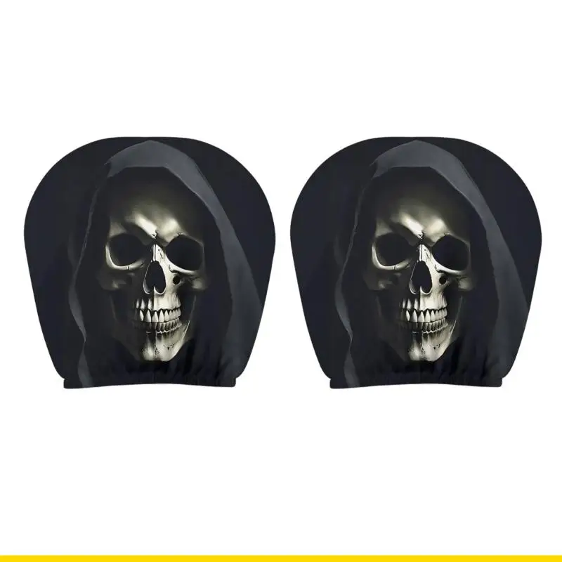 SZCH Machine Washable Automotive Headrest Covers With Eye Catching Patterns For Festive Vehicle Decoration