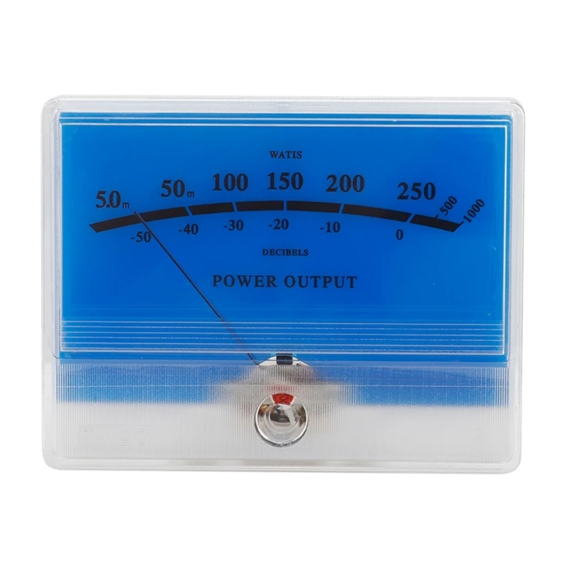 

M6CF VU Panel Meter Analog- Amplifier Audios Power -Level Backlight Table