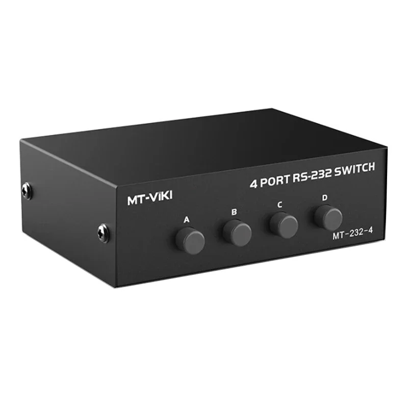 Serial DB9 Pin RS232 Switcher 4 in 1 out Bidirectional switch (1 host at a time) Sharer PC Console Sharing Selector Controller