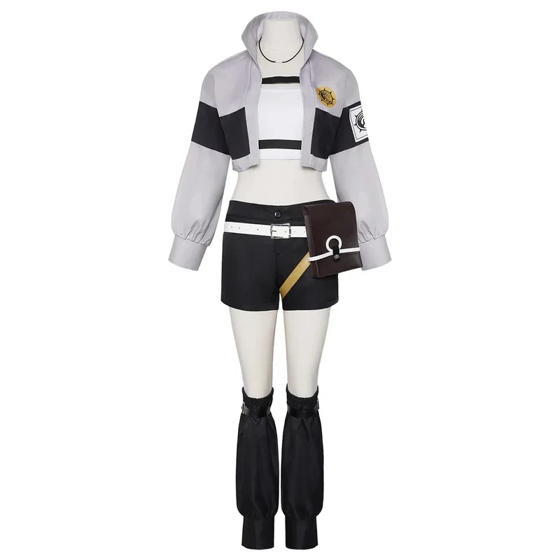 

New Anime GACHIAKUTA Cosplay Riyo Costume Punk Fashionable Short Jacket Shorts Y2K Uniform Jirai Kei Girls FD1;6