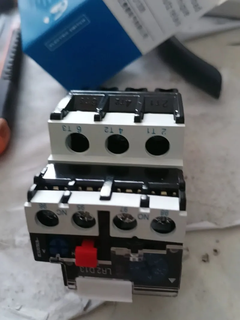 For Thermal Overload Relay LR2‑D13,LR2‑D23,LR2‑D33,JR28‑25,220V Motor Thermal Protector,Compatible With AC Contactor CJX2‑0910