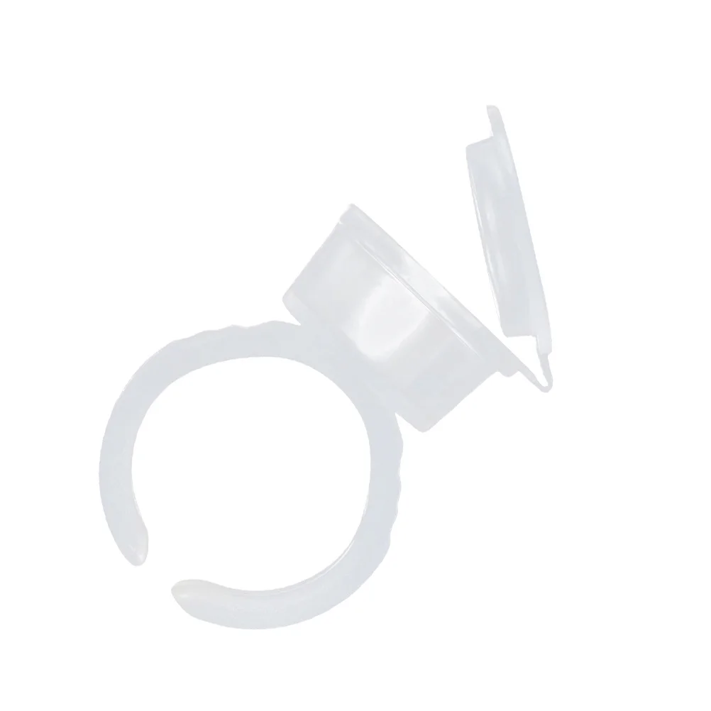 

50 шт. одноразовые пигментные чашки, прозрачные колпачки с чернилами для татуировки бровей, инструмент для наращивания ресниц, контейнер для пигмента, новый