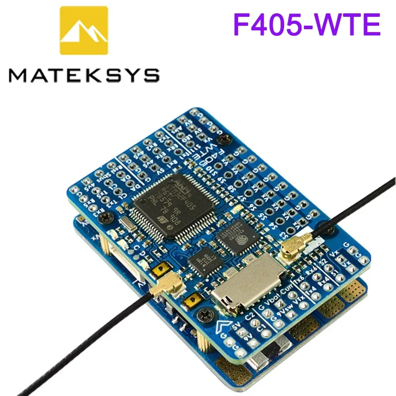 

New Matek MATEKSYS F405-WTE F405 STM32F405RET6 Flight Controller Built-in OSD SD Slot DPS310 for RC Drone