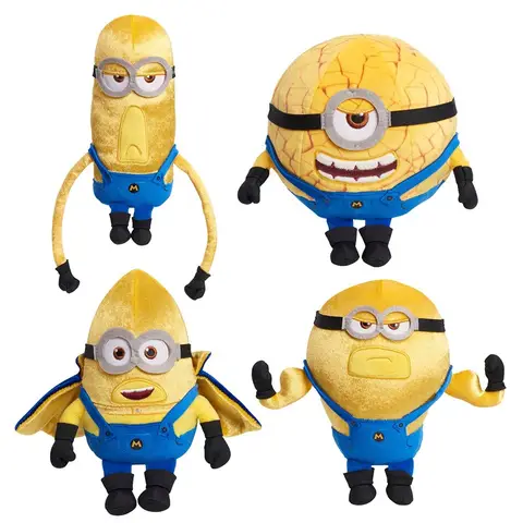Miniso Neuer Stil Kawaii 20/30 cm Despicable Me 4 Plüsch Minion Plüschtier Puppe Raumdekoration Junge Geburtstagsgeschenk Weihnachtsgeschenk
