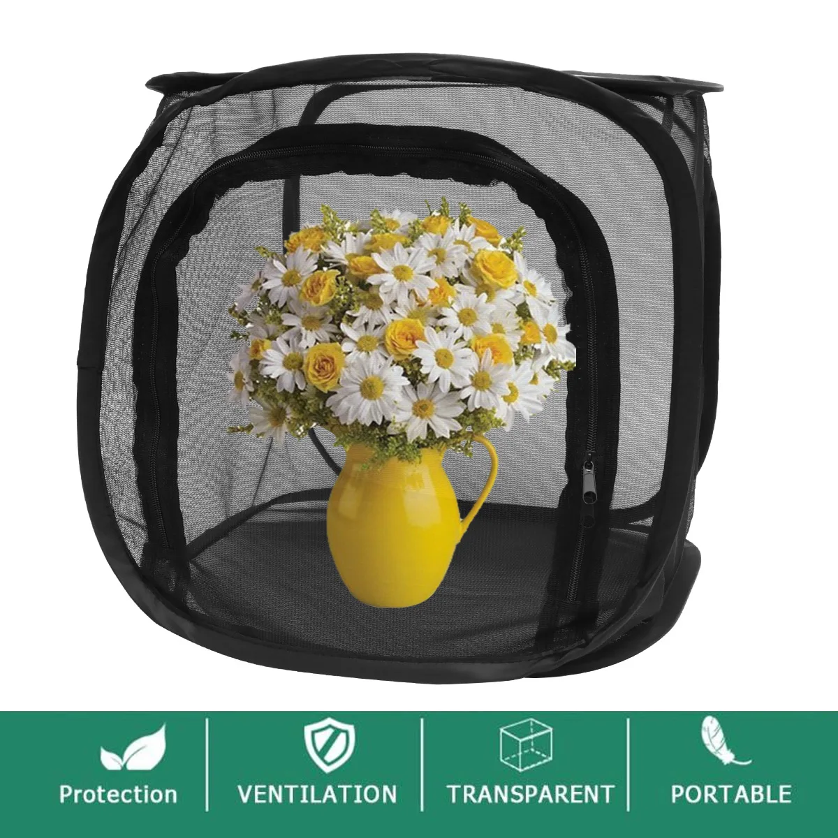 

1PC Foldable Cage Simple Dragonfly Cage Net Nature Exploration Toy for Outdoor Gardening Observation (30x30cm)