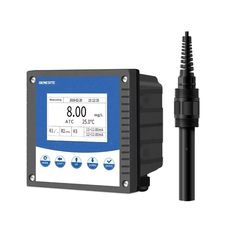 Online Conductivity Meter 4-pole EC Sensor 100us/cm -500mS/cm for Water Quality Tester
