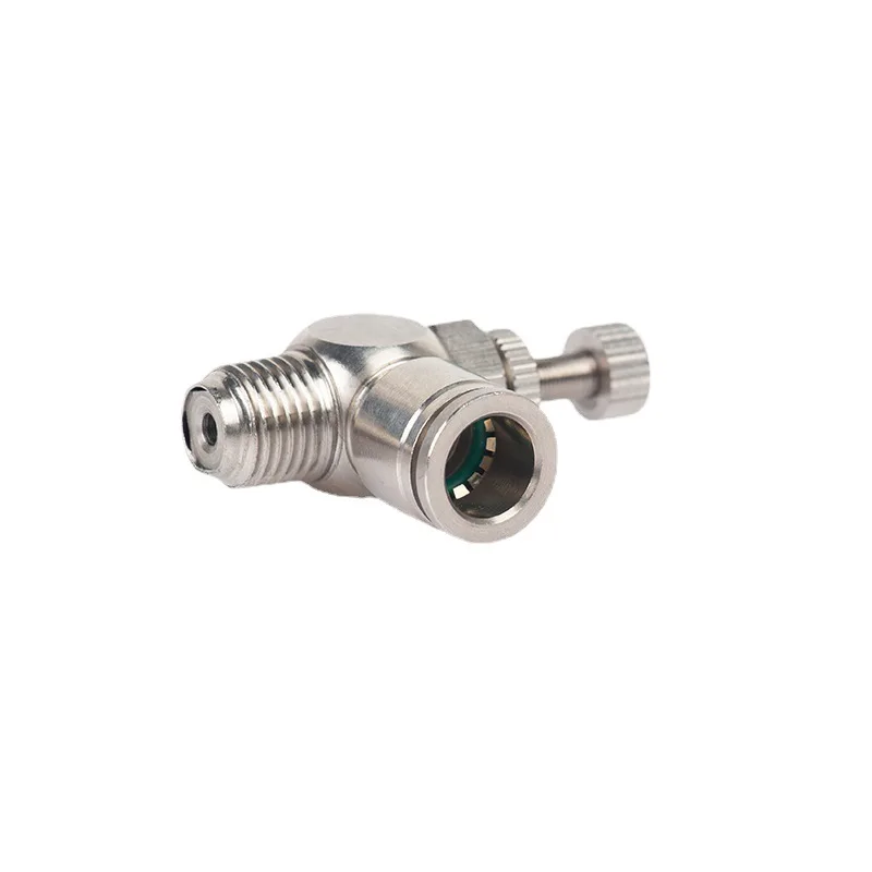 304 Stainless Steel Speed Controller Valve, SL 6/8/10/12 M5/01/02/03/04 Adjustable Flow Regulator for Air Cylinders