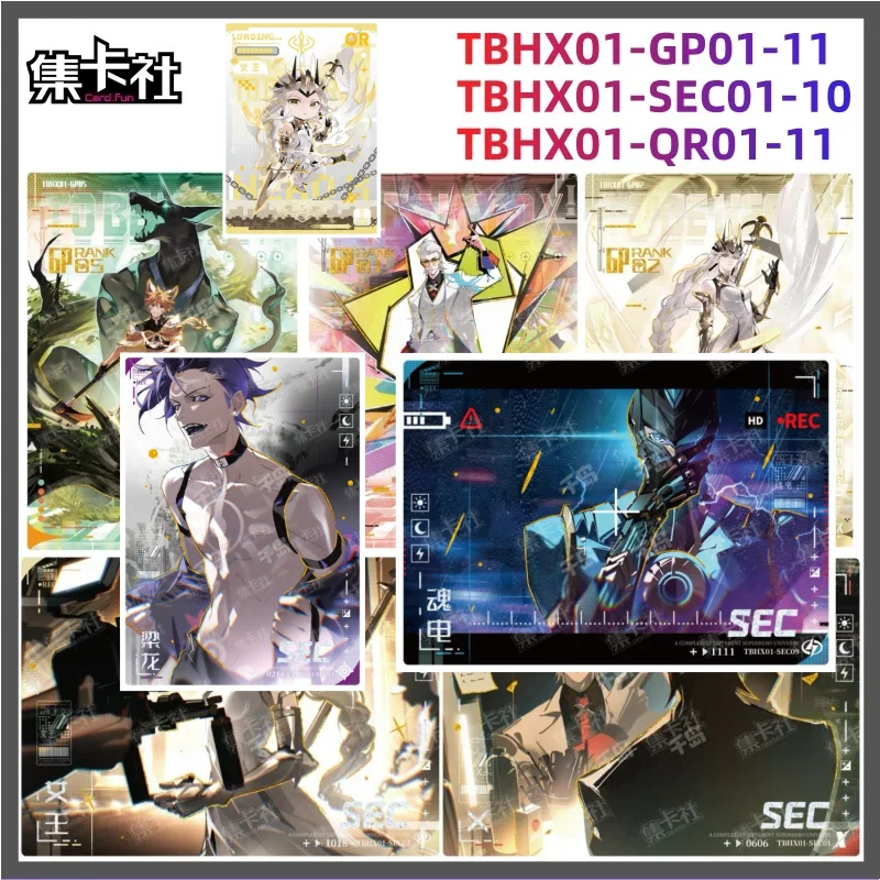 

Genuine To Be HERO X Card GP SEC QR Heroes Are Coming Series Rare Wei Chao Queen Liang Long Signed Cards Collection Card