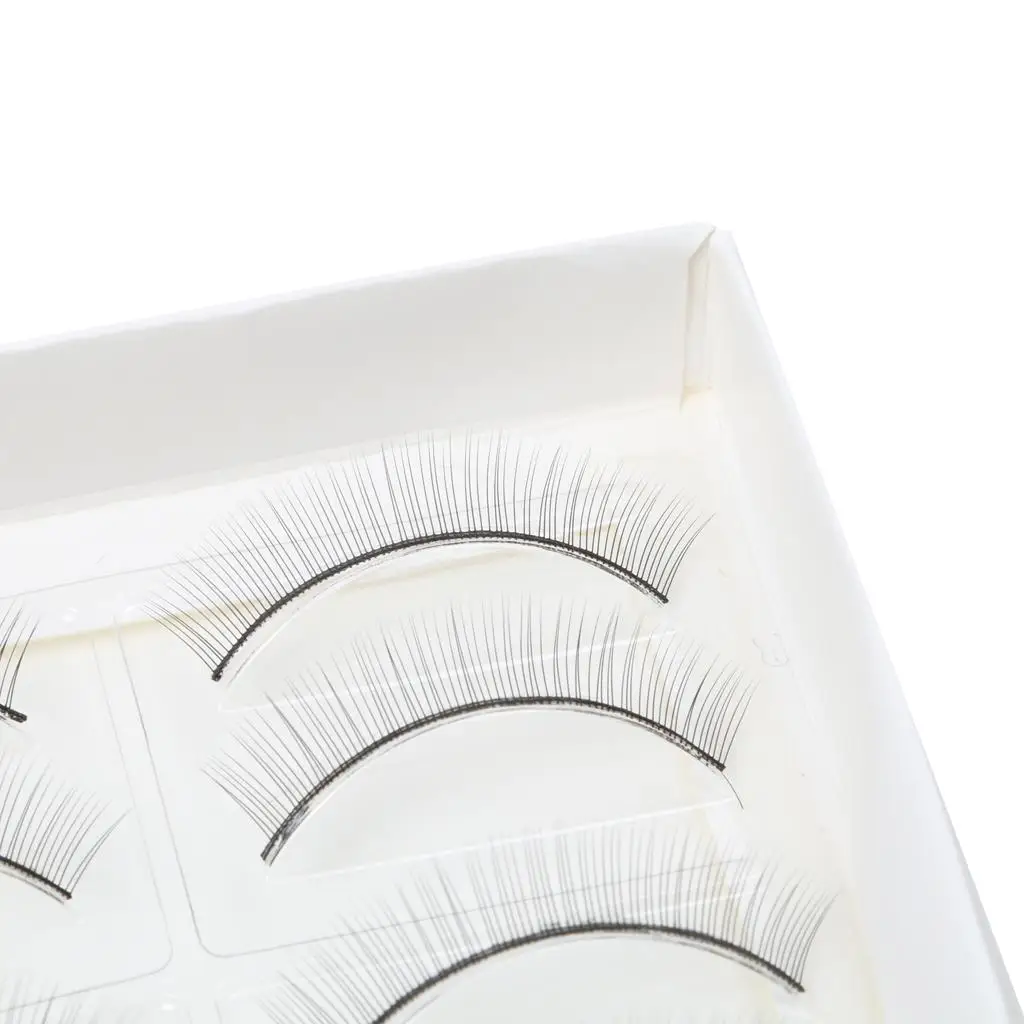3x 10 pares de pestañas postizas de extensión de maquillaje para principiantes Amature