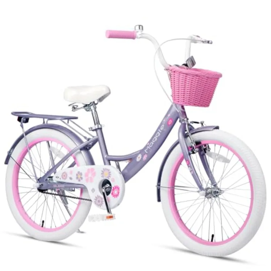 

Велосипед 1220 дюймов в стиле принцессы для детей от 213 лет с корзиной для кукольного сиденья, тренировочными колесами, несколько цветов, подходит для улицы