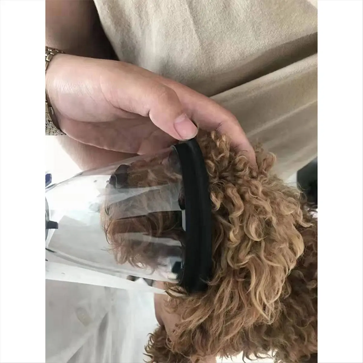 AT16 Pet Dog Oxygen Mask for Cat Dog Oxygen Inhalation Pet Nebulization Experiment Device Animal Oxygen Mask in Pet Clinic