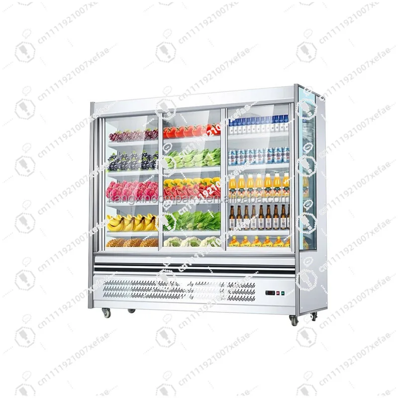 

Supermarket Display Second-hand Air Curtain Cabinet Refrigerator Price Discount