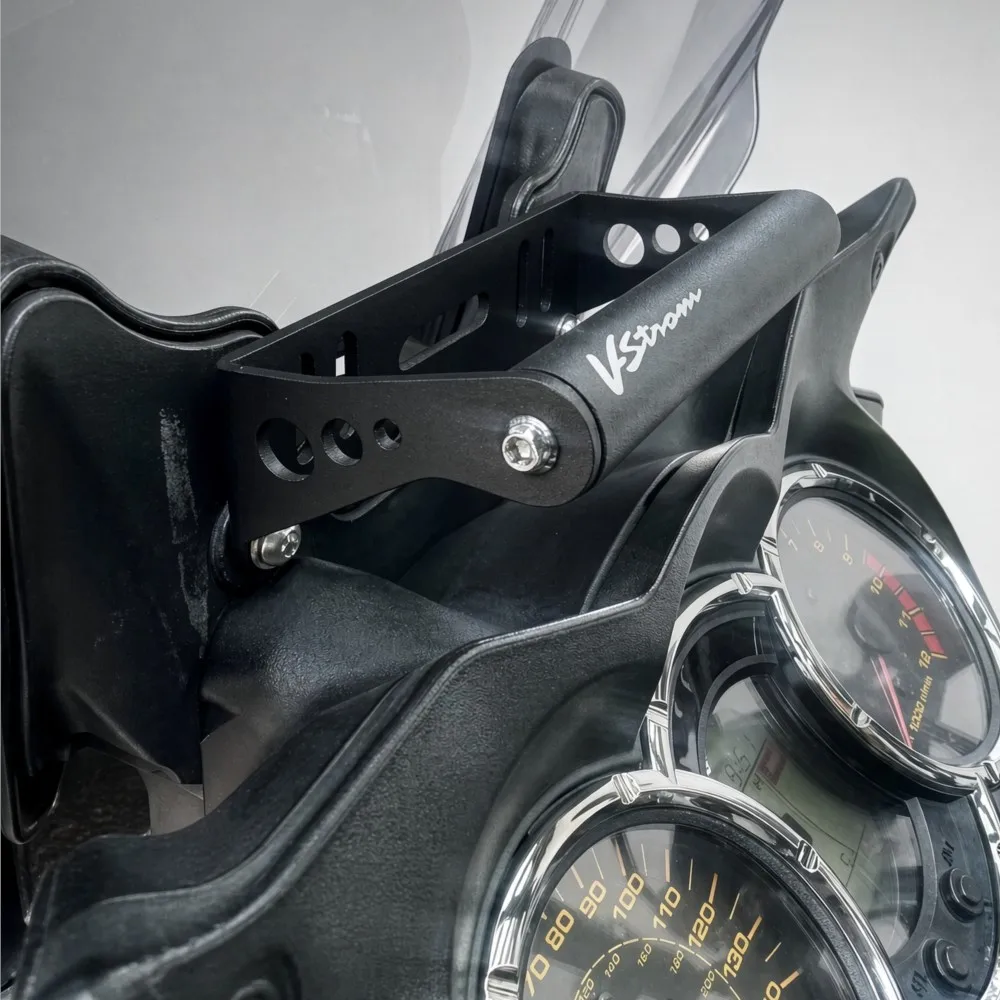 V-Strom 650 DL1000 Mobile 22mm Holder GPS Navigation Handle Bar Extension Bracke Mounting For SUZUKI DL650 VStrom 1000 2004-2011