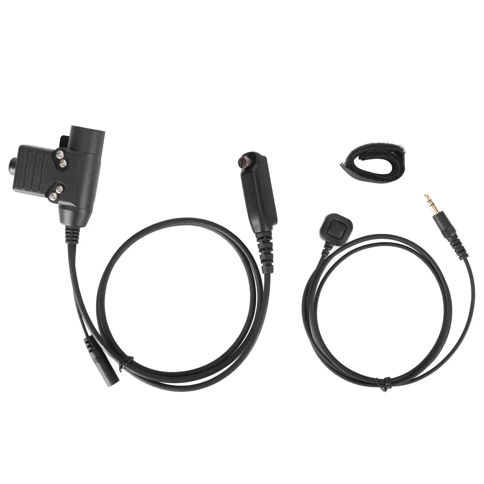 

Portable Push to Talk Headphone Adapter for Two Way Radio STP8000 STP8030 STP8035 STP8038 STP8040 STP8080
