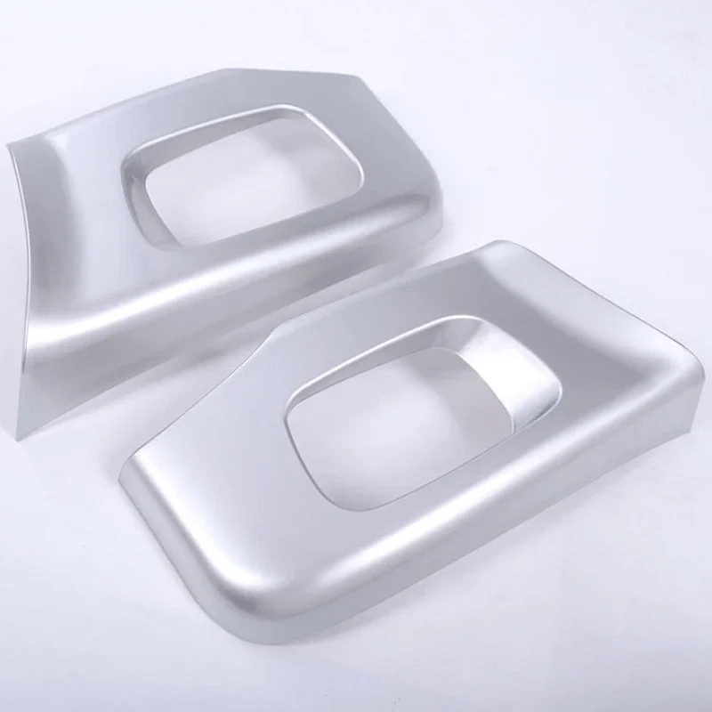 For Land Rover Range Rover Velar Sport 18-19 Discovery 5 17-19 ABS Silver Car Seat Side Cover Frame Trim Sticker Car Accessories