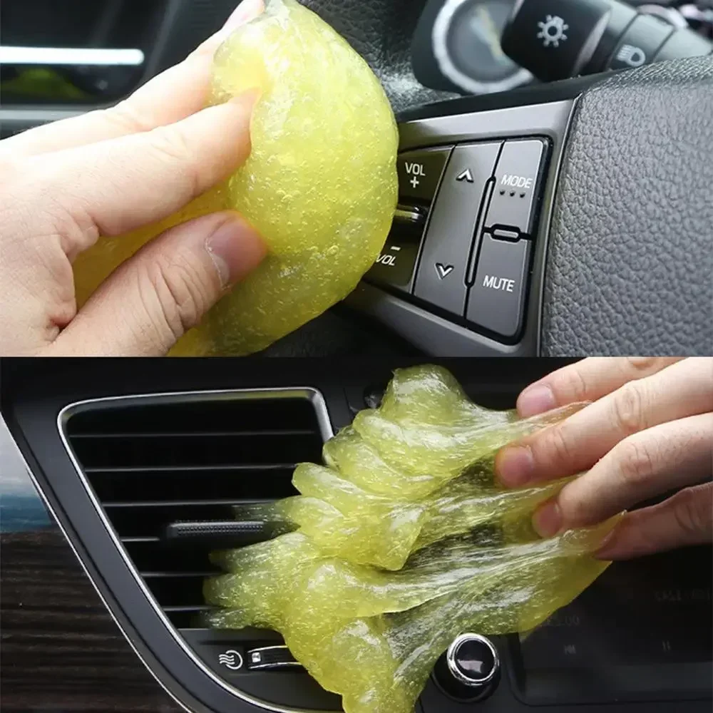 Gel de limpieza multifunción para coche, herramienta de limpieza mágica para salpicadero de coche, salida de ventilación de aire, eliminador de