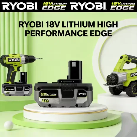 

Hardcore Strength For Hardcore Projects. RYOBI 18V 4.0/6.0/8.0Ah Li-ion Battery High Capacity Efficient For Heavy Duty Tasks