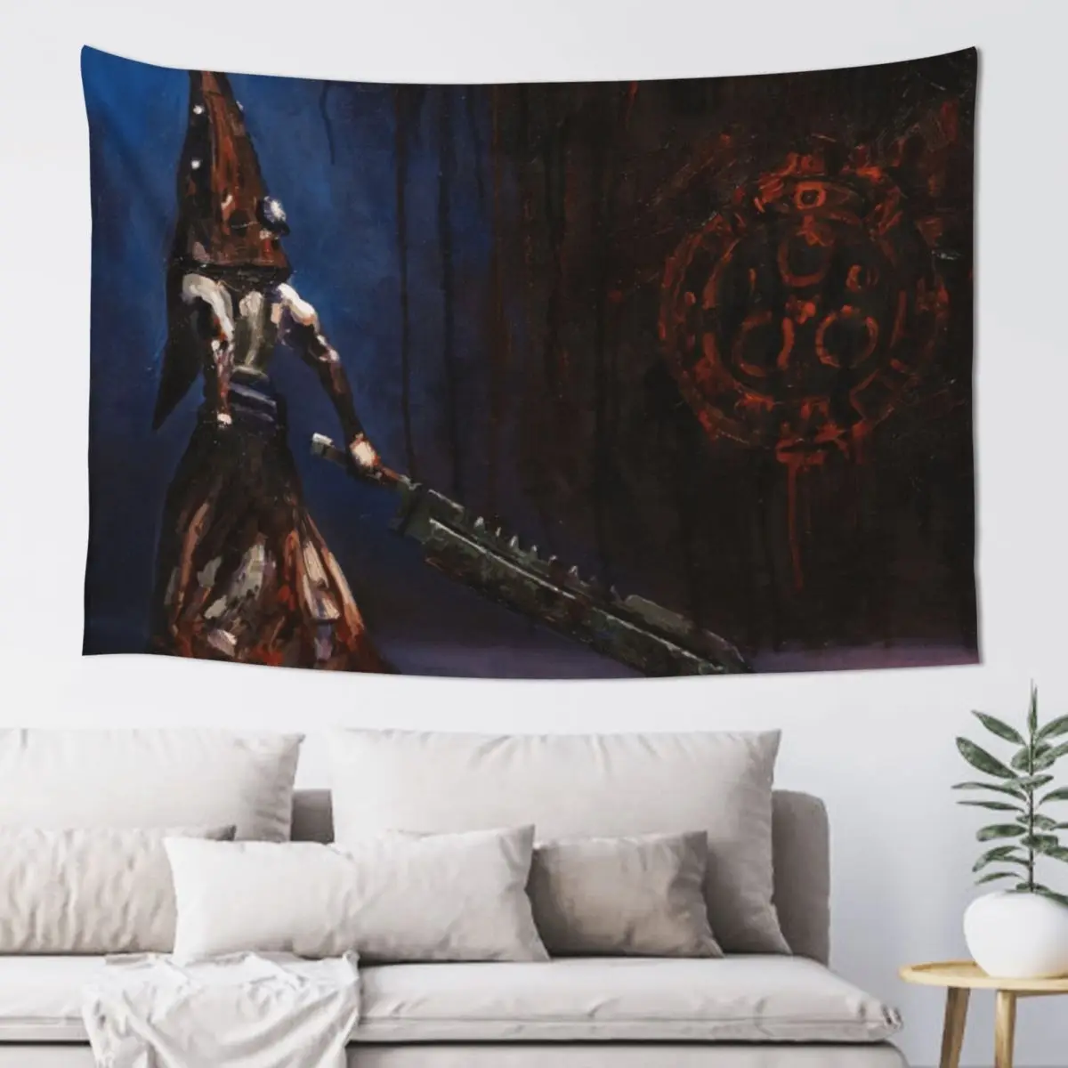 

Pyramid Head Tapestry Cute Decor Wall Carpet Wall Decor Hanging Tapestry
