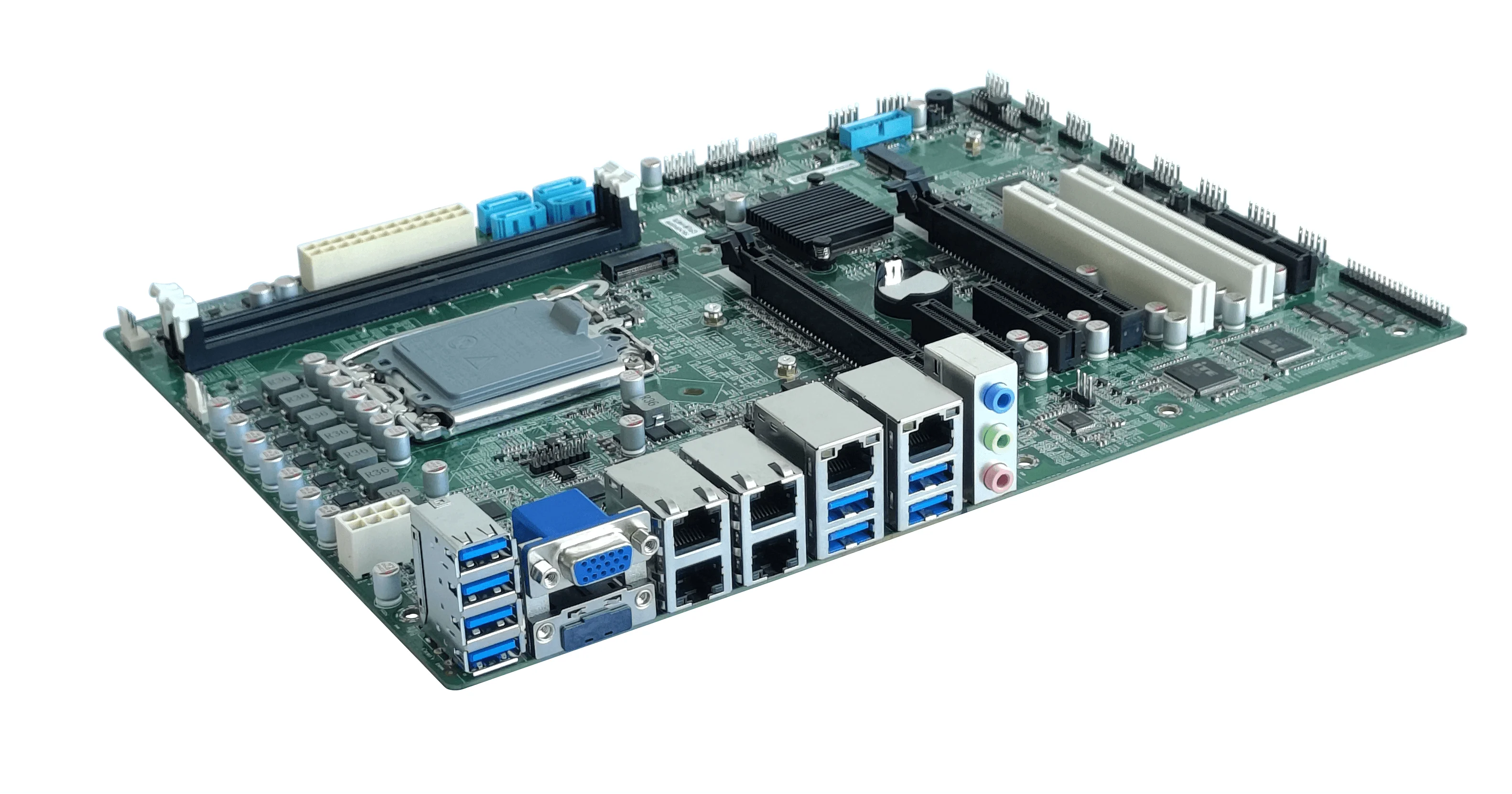 GK1200 Lga1700 Motherboard  H670 12/13/14th Gen Core I9 6*2.5G LAN 12COM for Industrial Server Firewall NVR Workstation