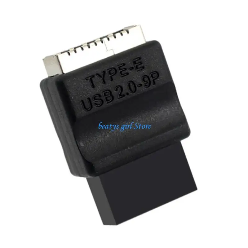 C7AB USB 2.0 9Pin Male to Type Female Front Panel Socket to 9Pin Mainboard Header