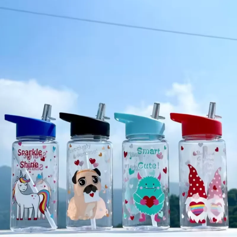 

Детская дорожная чашка для воды на 500 мл, соломенная чашка, с переносной веревкой, герметичная, большой калибр, легко чистится, спортивная чашка для воды