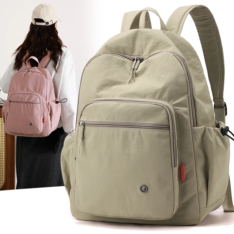 

Легкая большая нейлоновая женская повседневная сумка для путешествий, универсальная сумка для путешествий Novo для отдыха, студенческая сумка для книг