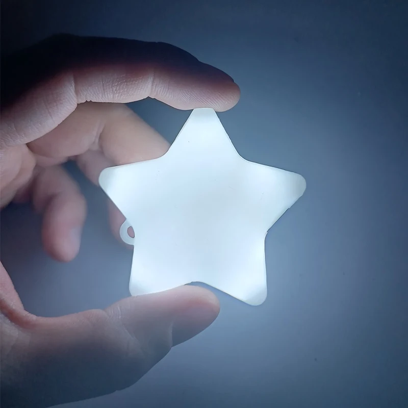 Five pointed star Purse Light Touch Sensitive LED Charging Lamp Handbag with Automatic Sensor Bed Lamp Heart Light Gift Ideas Wo