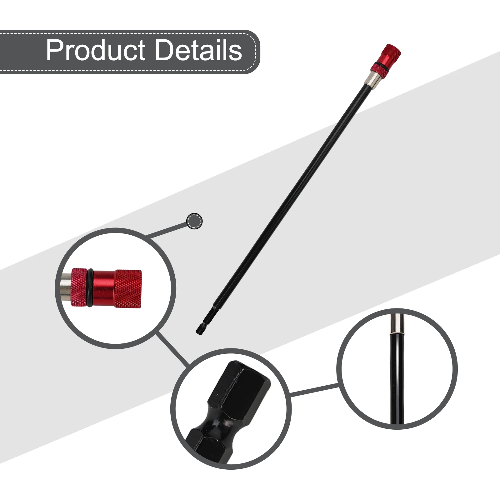 التغيير السريع عرافة شانكس تمديد قضيب تمديد قضيب لقم المسمار مفك تلميح حامل مناسبة لقضيب التمديد