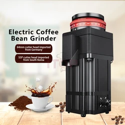 Itop atualização moedor de café ssp 64mm faca plana moedor dc motor sem escova velocidade variável máquina de trituração de grãos de café para café expresso