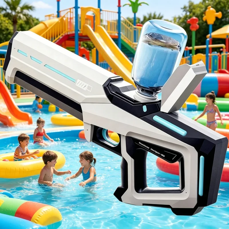 Electric Water Gun for Adults Children Powerful Continuous Shooting Automatic Water Blasters Summer Outdoor Party Toys for Kids