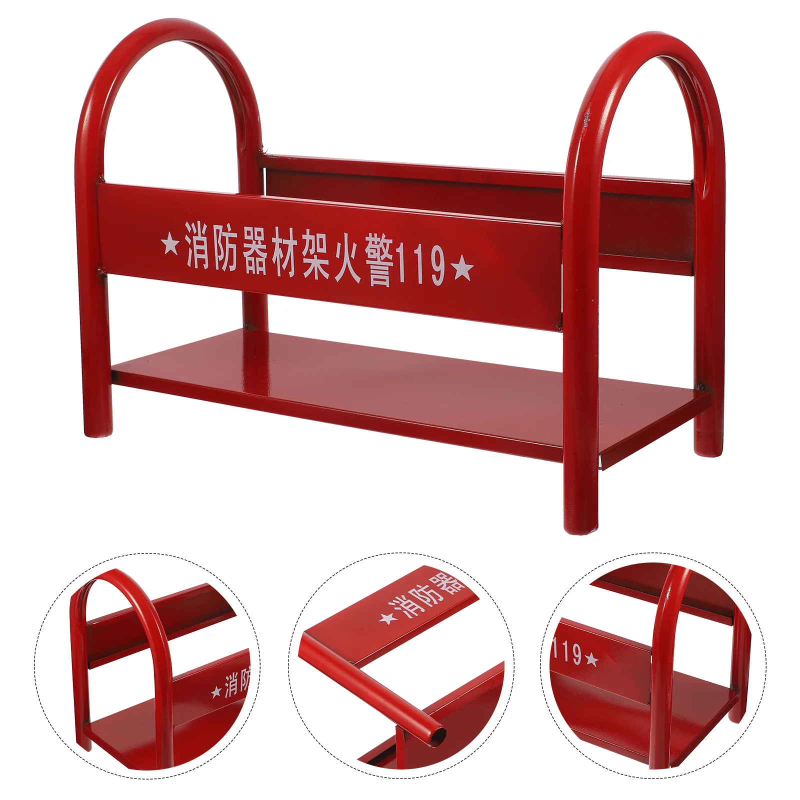 Fire Extinguisher Storage Holder Metal Fire Extinguisher Shelf Heavy Duty Fire Extinguisher Rack fire extinguisher holder