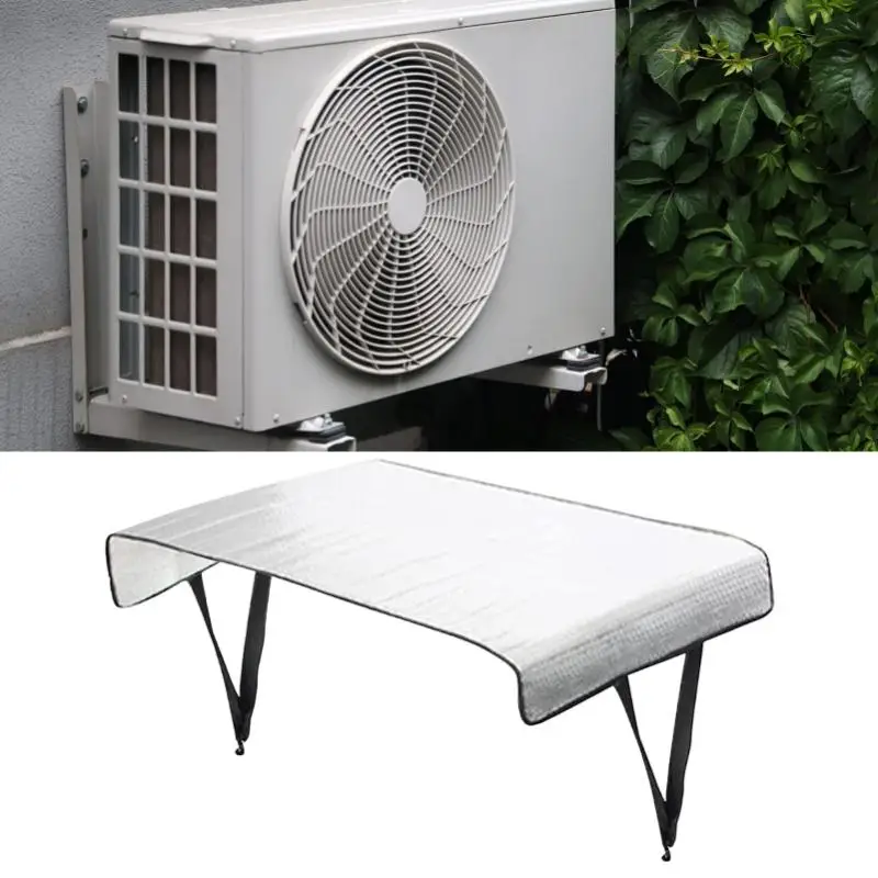 Outdoor Air Conditioner Cover Rainproof Dustproof Sun‑Protection Energy Saving AC Protective Bag For Outdoor Unit Cleaning Supp