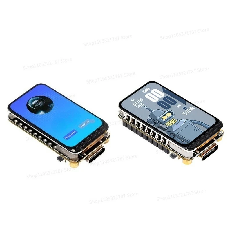 For Electronic ESP32 C6 Development Board 1.47 Inch LCD Display with RGB Light SD Slot Compatible