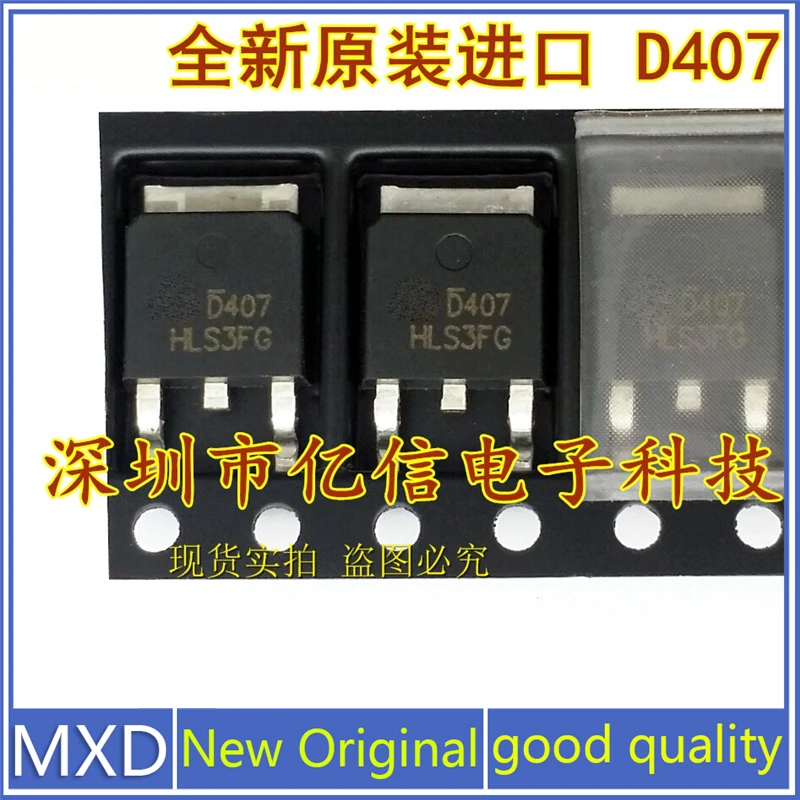 5Pcs/Lot New Original AOD407 D407 MOS Field Effect Tube Import Good Quality In Stock