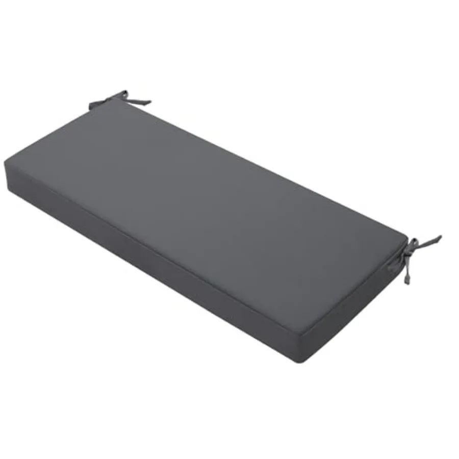Outdoor Bench Cushion ch Waterproof Patio Furniture Cushions 3-Year Color Fastness Garden Sofa Settee Couch Swg Pads with Handl