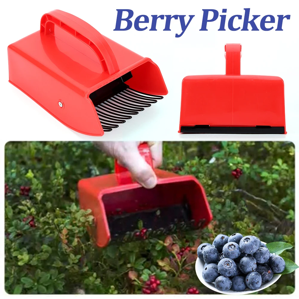 Imagem -02 - Picker Ergonômico Plástico Berry Berry Pick Rake com Pente de Metal Colher com Alça Ergonômica para Mirtilos