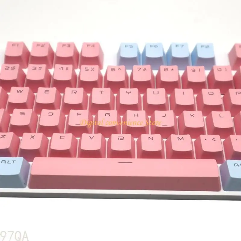

97QA 104Pcs PBT Backlit Keycap Double Shot for Key Cover for Mechanical Keyboard
